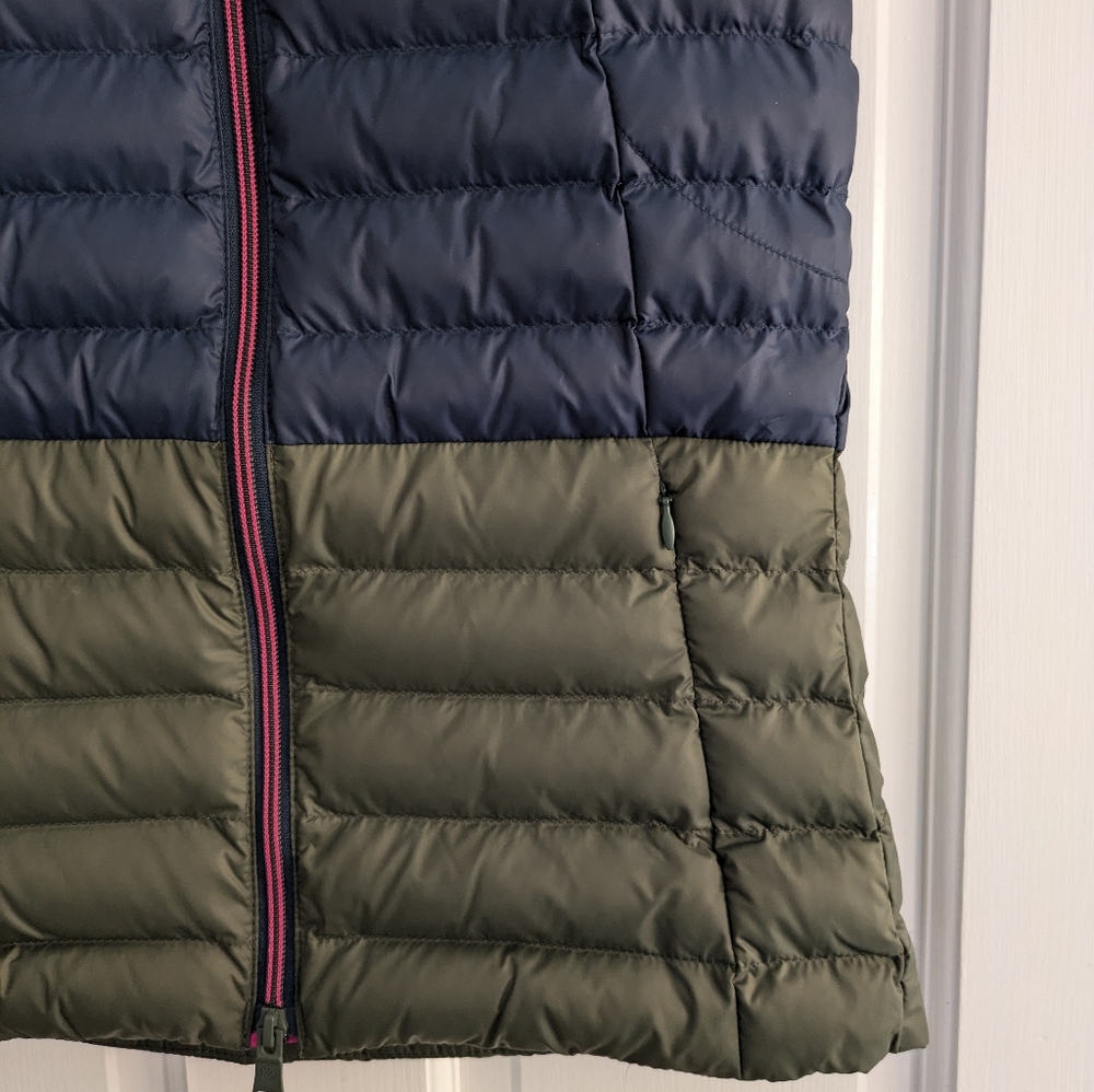 G/Fore women's color block puffer vest size XS golf athleisure outdoors hiking - Picture 5 of 9
